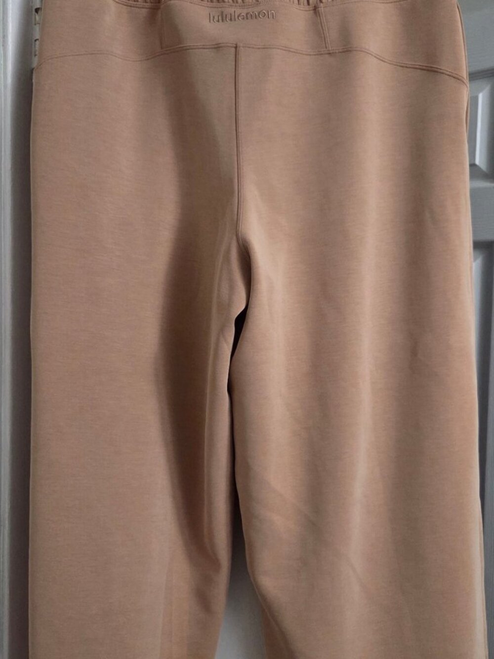 Lululemon Beige Tan Drawstring Wide Leg Pants Size 14